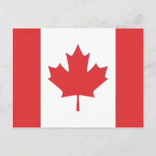 Canadese vlag briefkaart