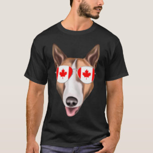Canadese vlag Bull Terrier Hond Canada Pocket T-shirt