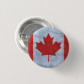 Canadese vlag-Button Ronde Button 3,2 Cm (Voorkant /achterkant)