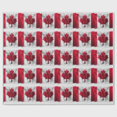 Canadese vlag cadeaupapier (Vlak)