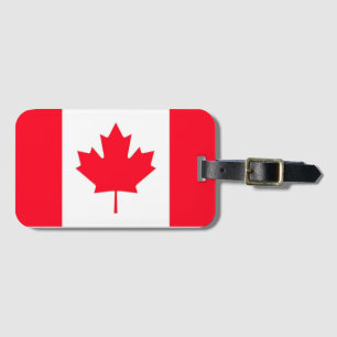 Canadese vlag. CANADA. Bagagelabel
