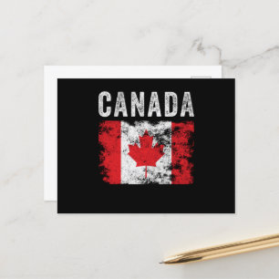 Canadese vlag - Canadese vlag Briefkaart