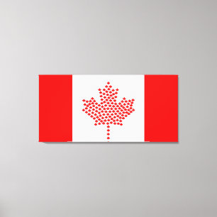 Canadese vlag canvas afdruk