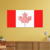 Canadese vlag canvas afdruk (Insitu (Woonkamer))