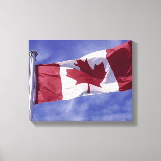 Canadese vlag canvas afdruk (Voorkant)