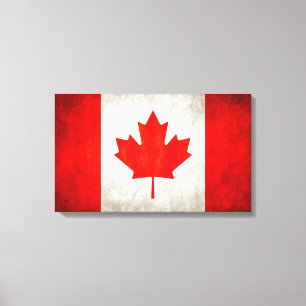 Canadese vlag canvas afdruk