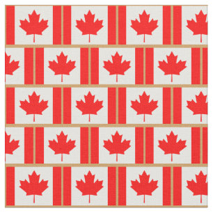 Canadese vlag en Canadese mode Fabric/sport Stof