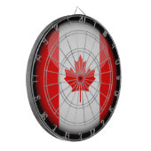 Canadese vlag en kunst - sportspelbord /Canada Dartbord (Voorkant Links)