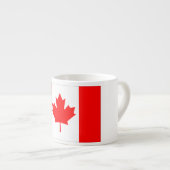 Canadese vlag espresso kop (Voorkant rechts)