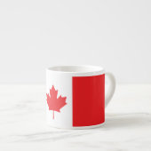 Canadese vlag espresso kop (Voorkant rechts)