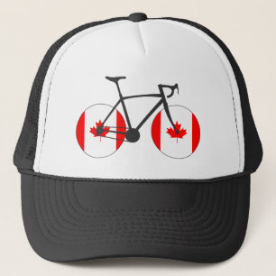 Canadese vlag fietsen trucker pet
