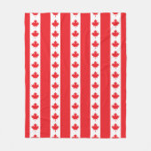 Canadese vlag fleece deken (Voorkant)