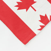 Canadese vlag fleece deken (Hoek)