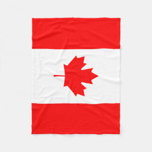 Canadese vlag fleece deken