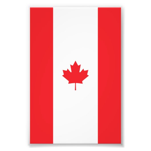 Canadese vlag foto afdruk (Voorkant)