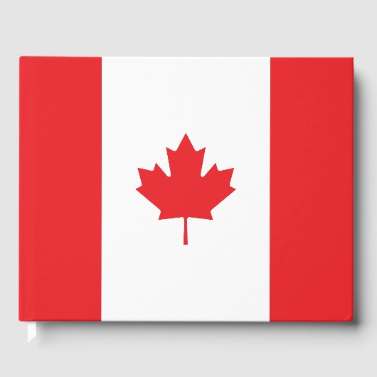 Canadese vlag gastenboek (Voorkant)