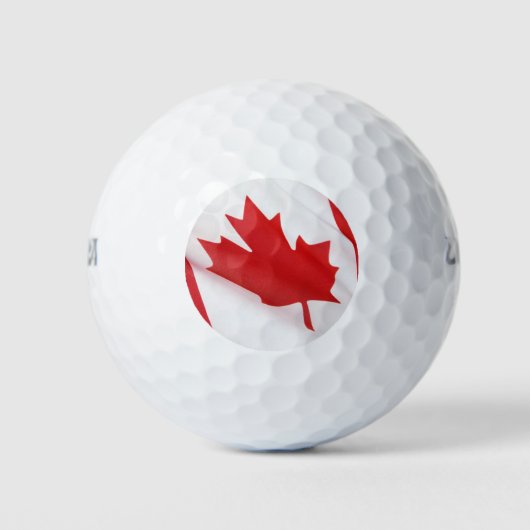 Canadese vlag golfballen (Voorkant)
