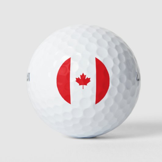 Canadese vlag golfballen (Voorkant)