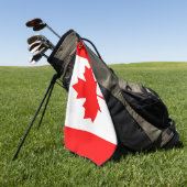 Canadese vlag golfhanddoek (Groen)