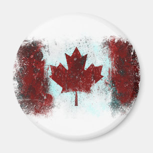 Canadese vlag Graffiti Magneet
