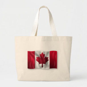 Canadese vlag grote tote bag