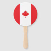 Canadese vlag handwaaier (Voorkant)