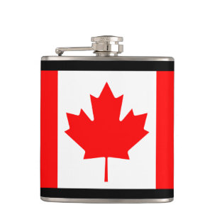 Canadese vlag heupfles