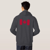 Canadese vlag hoodie (Achterkant volledig)