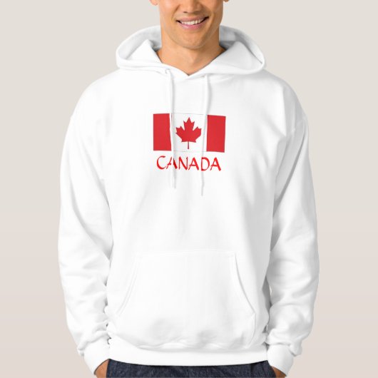 Canadese vlag hoodie (Voorkant)