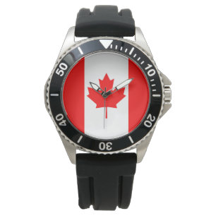 Canadese vlag horloge