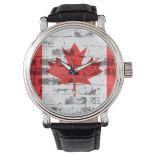 Canadese vlag  horloge
