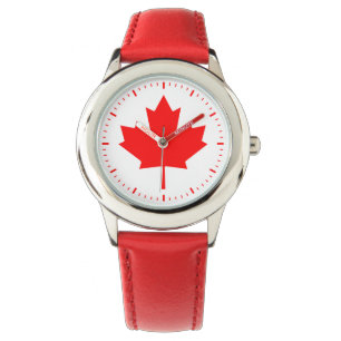 Canadese vlag horloge