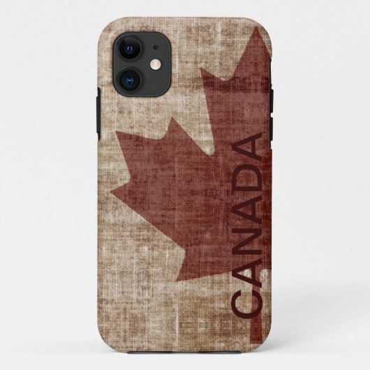 Canadese vlag i-phone case (Achterkant)