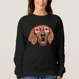 Canadese Vlag Ierse Setter Hond Canada Zak Trui