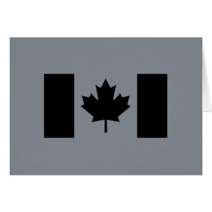 Canadese vlag in Black Decor