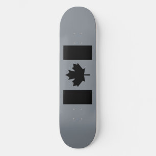 Canadese vlag in Black Decor Skateboard