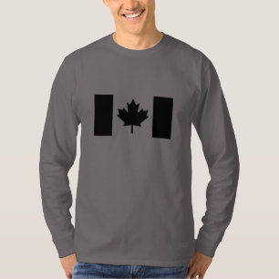 Canadese vlag in Black Decor T-shirt