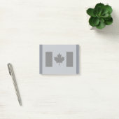 Canadese vlag in zwarte stijl post-it® notes (Kantoor)