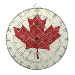 Canadese vlag. Kettingverbindingshek. Robuust. Koe Dartbord