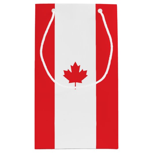 Canadese vlag klein cadeauzakje (Achterkant)
