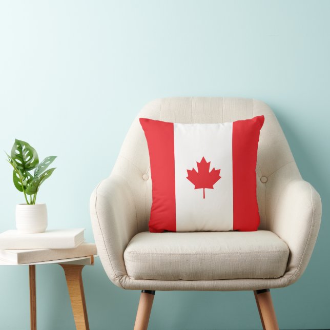 Canadese vlag kussen (Stoel)