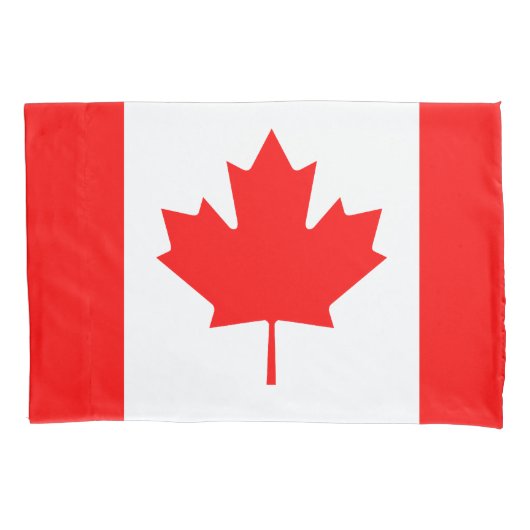 Canadese vlag kussensloop voor Canada (Voorkant)