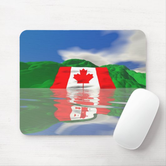 Canadese Vlag Land Muismat (Met muis)