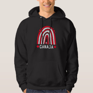 Canadese vlag Leaf Rainbow Canada Day 2022 Hoodie