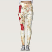 Canadese vlag leggings (Voorkant)
