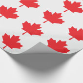 Canadese vlag Maple Leaf Cadeaupapier (Hoek)