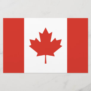Canadese vlag (Maple Leaf) (Canada) Briefpapier