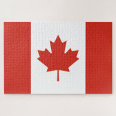 Canadese vlag (Maple Leaf Canada Flag) Legpuzzel (Horizontaal)