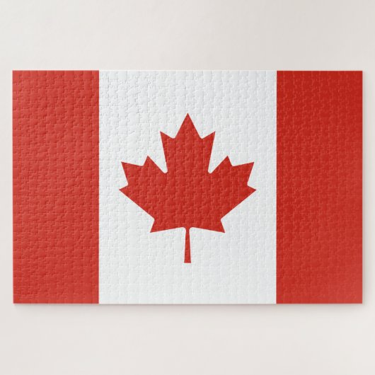Canadese vlag (Maple Leaf Canada Flag) Legpuzzel (Horizontaal)
