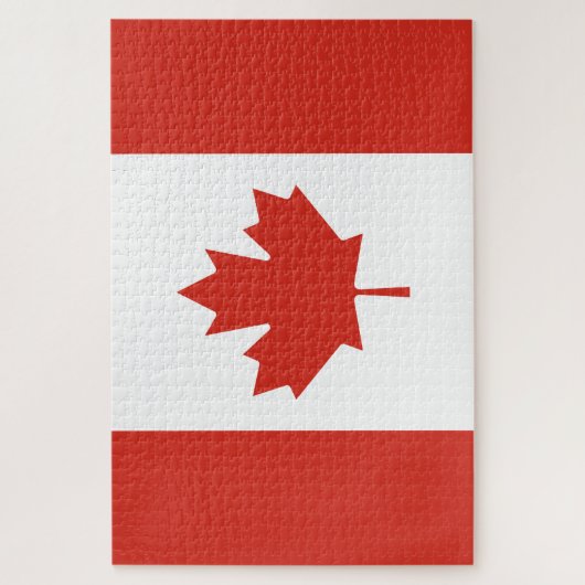 Canadese vlag (Maple Leaf Canada Flag) Legpuzzel (Verticaal)